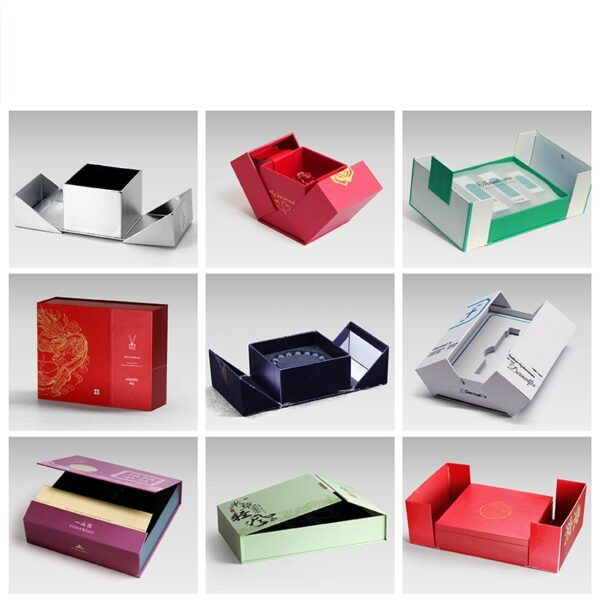 盒子种类折叠开盒 Perfume Boxes