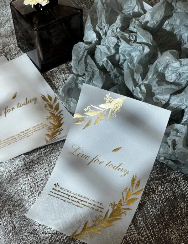 Parchment Paper with Hot Stamping