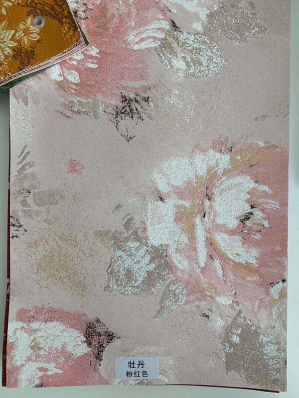 3d peony textured colored paper