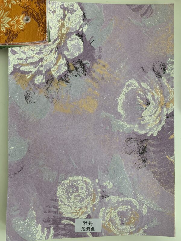 3d peony textured colored paper