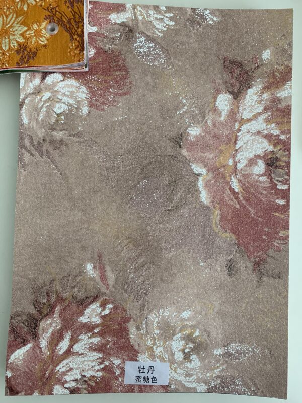 3d peony textured colored paper