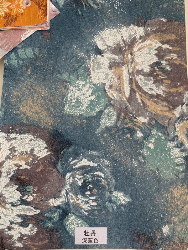 3d peony textured colored paper