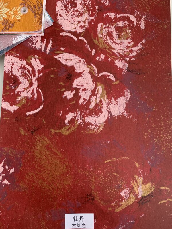 3d peony textured colored paper