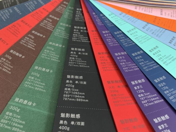 Colored Cotton Cardstock Paper