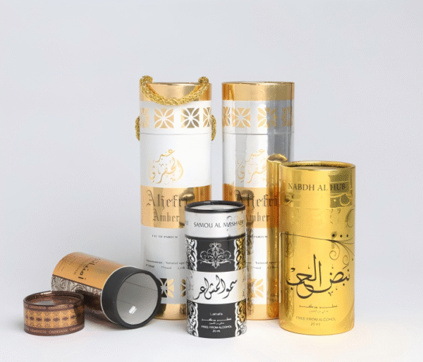 圆柱亮光香水盒 Perfume Boxes